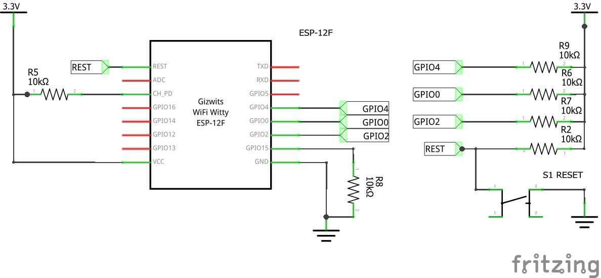 ESP-12F startup configuration