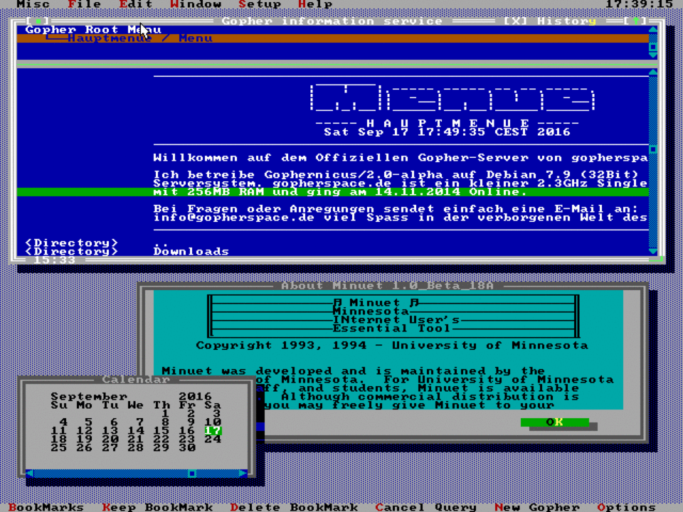 Minuet screen - source: Wikipedia